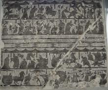 East Wall Rubbing. Photo by Seaver Milnor with the permission of the Seattle Art Museum.