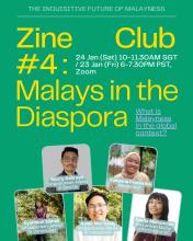 A poster that features Nazry Bahrawi and his colleagues, Syahida Ismail, Azlan Nur Saidi, Nadia Mahamoor, and Yuliana Frederika