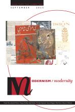 Modernism/Modernity 32:3 (2025)