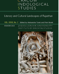 Cracow Indological Studies 27.2