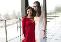 Prof. Bich-Ngoc Turner and her daughter in Seattle.