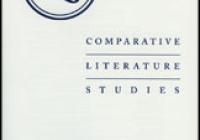 Title page of Comparative Literature Studies