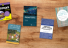 An image of five new books published by UW faculty