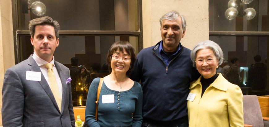 Washin Kai committee members with Professor Atkins